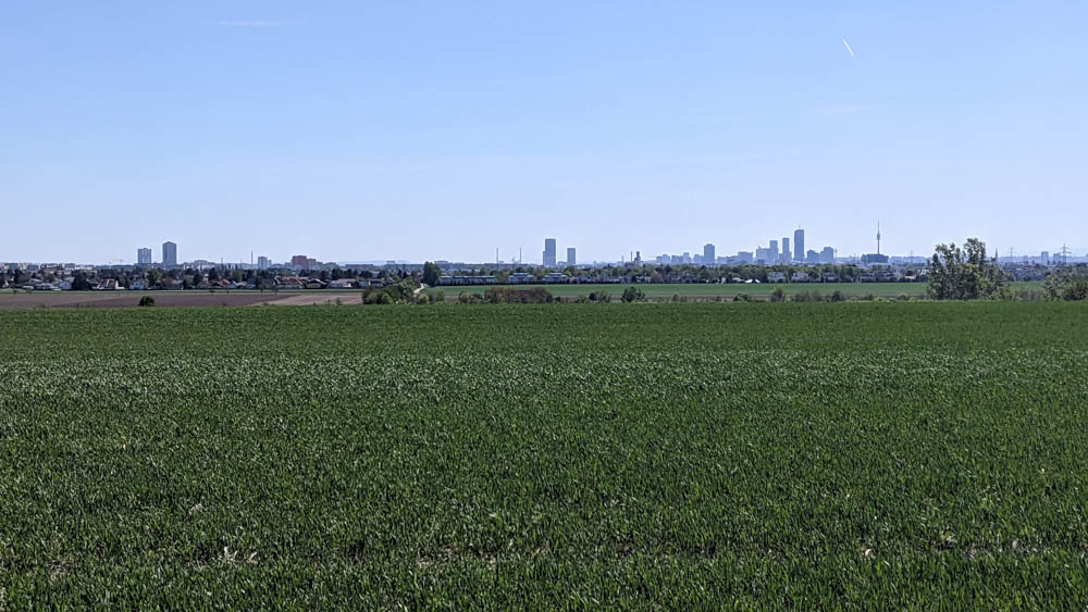 Blick nach Wien