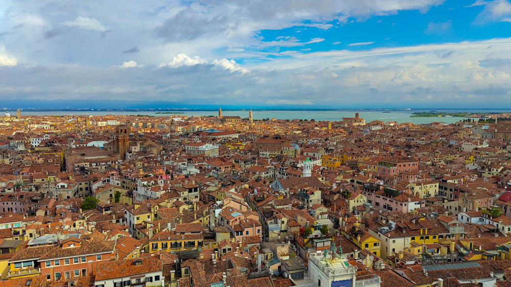 Aussicht über Venedig